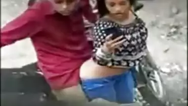 Desi Tamil girl enjoying sex with BF first time has been caught on cam