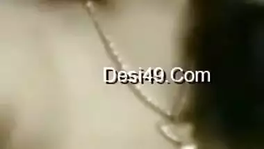 Horny male client jerks off to nude XXX tits of Desi MILF online