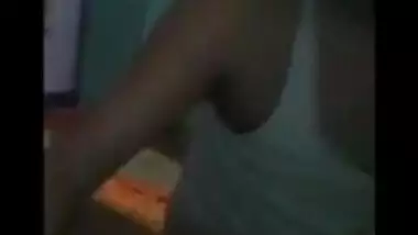 Hindi sexy movie of an amateur couple enjoying a nice home sex session