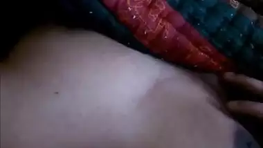 desi preggo parwati with her husband showing swollen belly and milky tits part- 6