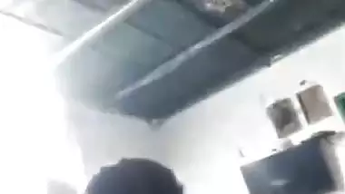 Horny Jija chews big boobs of Sali in a local bf video