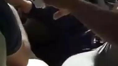 Kinky Muslim Woman Sexy Dance in Car