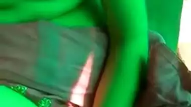 Young hunk touches girlfriend's porn areas after kissing on camera