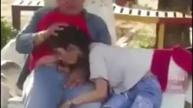 Tamil GF sucks BF dick outdoor In the park and swallows cum, new Desi mms