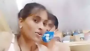 Desi wife boob press and hardcore fucking viral clips