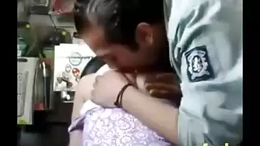 Sex mms of an non-professional store gal having fun with the manager