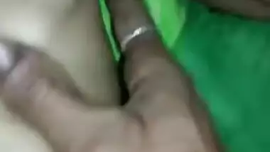 Young man loves his Desi woman's hairy XXX vagina and he touches it