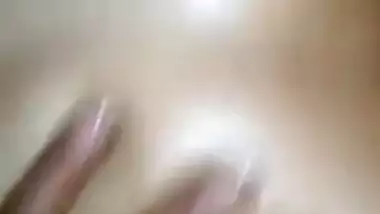 Hot XXX close-up of Desi husband playing with wife's tits and cunt