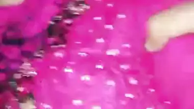 Desi girl in red wears no panties to have pussy scored in XXX video