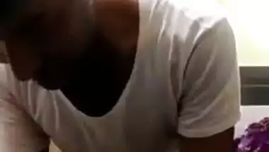 Lonely housewife sex with neighbor after a deep blowjob