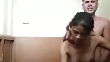 Hardcore sex of a desi couple fucking in a small room