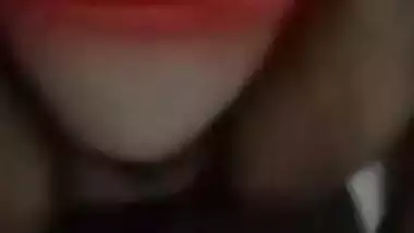 bubbly radhika bhabhi in saree showing her huge boobs & fatty pussy mms