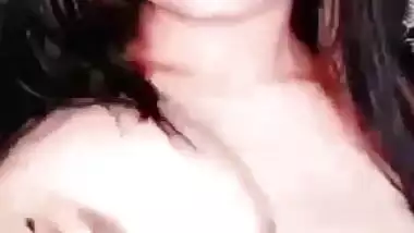 Famous insta Model AFSHAA New 13Min Premium Taking her Huge Boobs Out & Stripping Fully NUDE Playing with herself