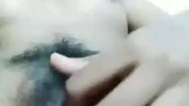 Nerdy Desi coed is excited and it's a reason to play with XXX slit