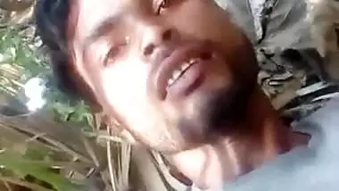 Village lovers XXX sex in the outdoor for the first time