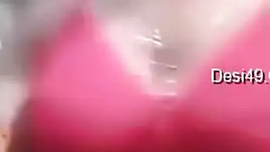 Today Exclusive- Horny Boudi Showing Her Her Boobs And Pussy On Video Call Part 1