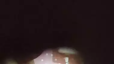 Mom bathing caught through hole by horny son