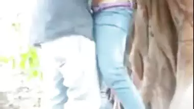 Caught on cam BF fucking pussy the Kerala school girl outdoor, Desi mms sex