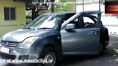 Desi Hot Sex Video Of A Secretary With Her Employer In Car Outdoors