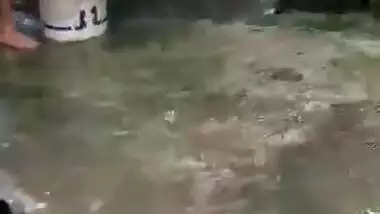 Beautiful Babe was Secretly Recorded by Her Neighbour while Having a Bath