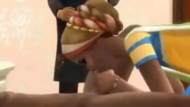 Indian cuckold husband watches his wife fuck a young man - Porn Video