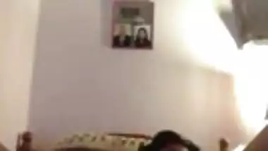 Hot girl masturbating with deo can