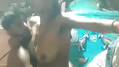 Village guy and his Bhabhi’s hard desi chudai