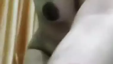 Topless beautiful girlfriend video call to boyfriend