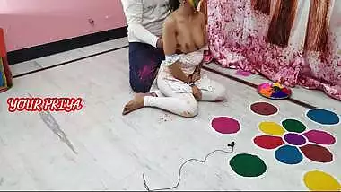 Holi Special - Cousin Brother Fuck Hard Priya In Holi Occasion With Hindi Roleplay - Your Priya