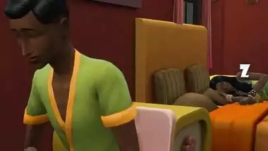 Indian step Son Fucks Desi After He Masturbated Watching Porn Videos In The Same Room