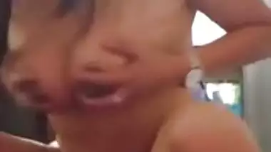 Huge boobs MILF riding dick of horny sex lover