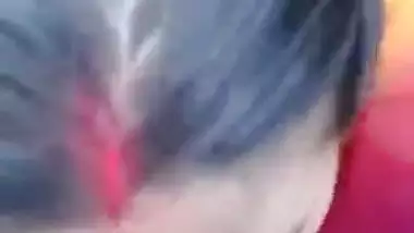 Bindi lady sucking lund – Outdoor blowjob sex